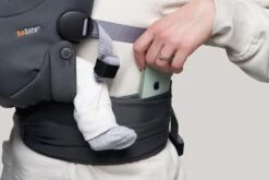 BeSafe Draagzak Newborn Haven 11 BeSafe Draagzak Newborn Haven -Baby Product Winkel besafe newborn haven anthracite forest zijaanzicht 3