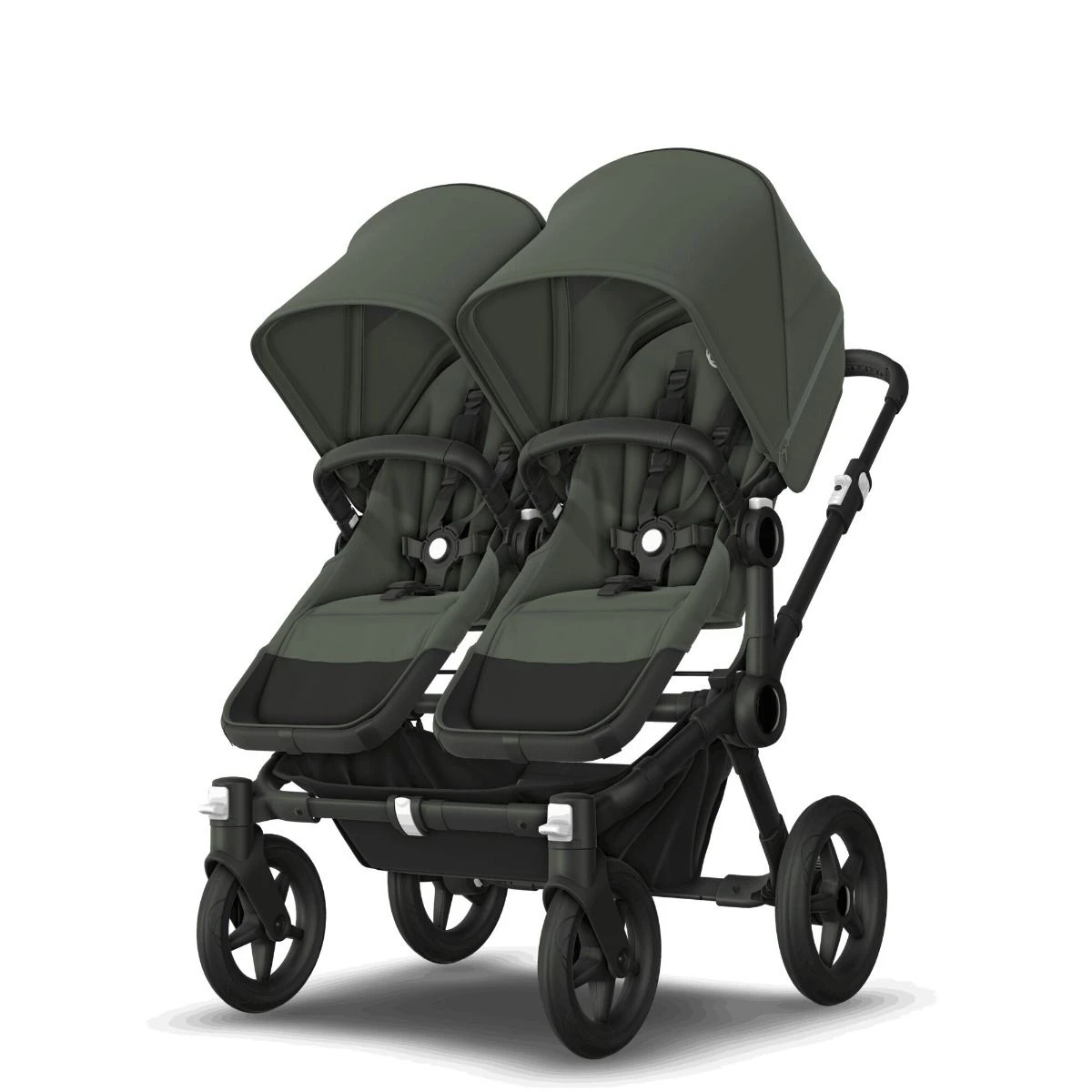 Bugaboo Donkey 5 Duo Black - Forest Green - Forest Green 3 Bugaboo Donkey 5 Duo Black - Forest Green - Forest Green