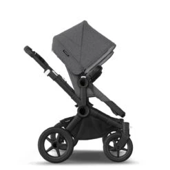 Bugaboo Donkey 5 Duo Essential Bundel - Black- Grey Melange -Baby Product Winkel bugaboo donkey 5 duo black grey melange grey melange side seats