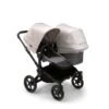 Bugaboo Donkey 5 Duo Black - Grey Melange - Misty White 1 Bugaboo Donkey 5 Duo Black - Grey Melange - Misty White -Baby Product Winkel bugaboo donkey 5 duo black grey melange misty white