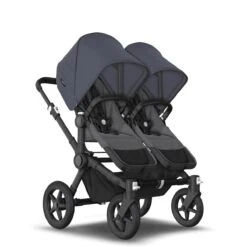 Bugaboo Donkey 5 Duo Black - Grey Melange - Stormy Blue 12 Bugaboo Donkey 5 Duo Black - Grey Melange - Stormy Blue -Baby Product Winkel bugaboo donkey 5 duo black grey melange stormy blue 5