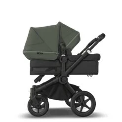 Bugaboo Donkey 5 Duo Black- Midnight Black - Forest Green -Baby Product Winkel bugaboo donkey 5 duo black midnight black forest green 3