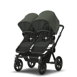 Bugaboo Donkey 5 Duo Black- Midnight Black - Forest Green -Baby Product Winkel bugaboo donkey 5 duo black midnight black forest green 6