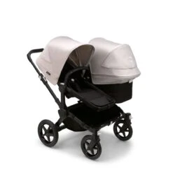 Bugaboo Donkey 5 Duo Black - Midnight Black - Misty White