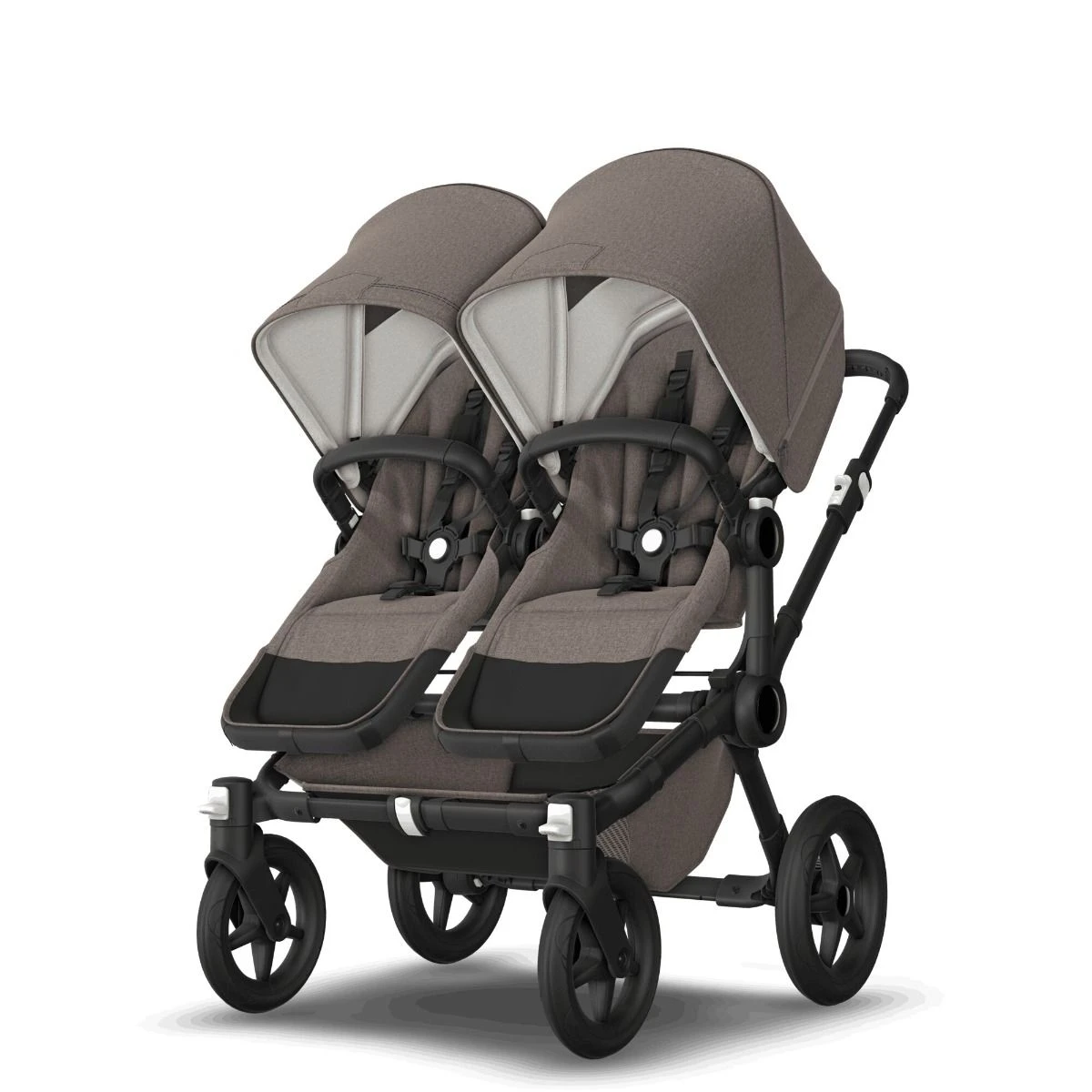Bugaboo Donkey 5 Duo Black - Mineral Taupe 4 Bugaboo Donkey 5 Duo Black - Mineral Taupe - Afbeelding 2