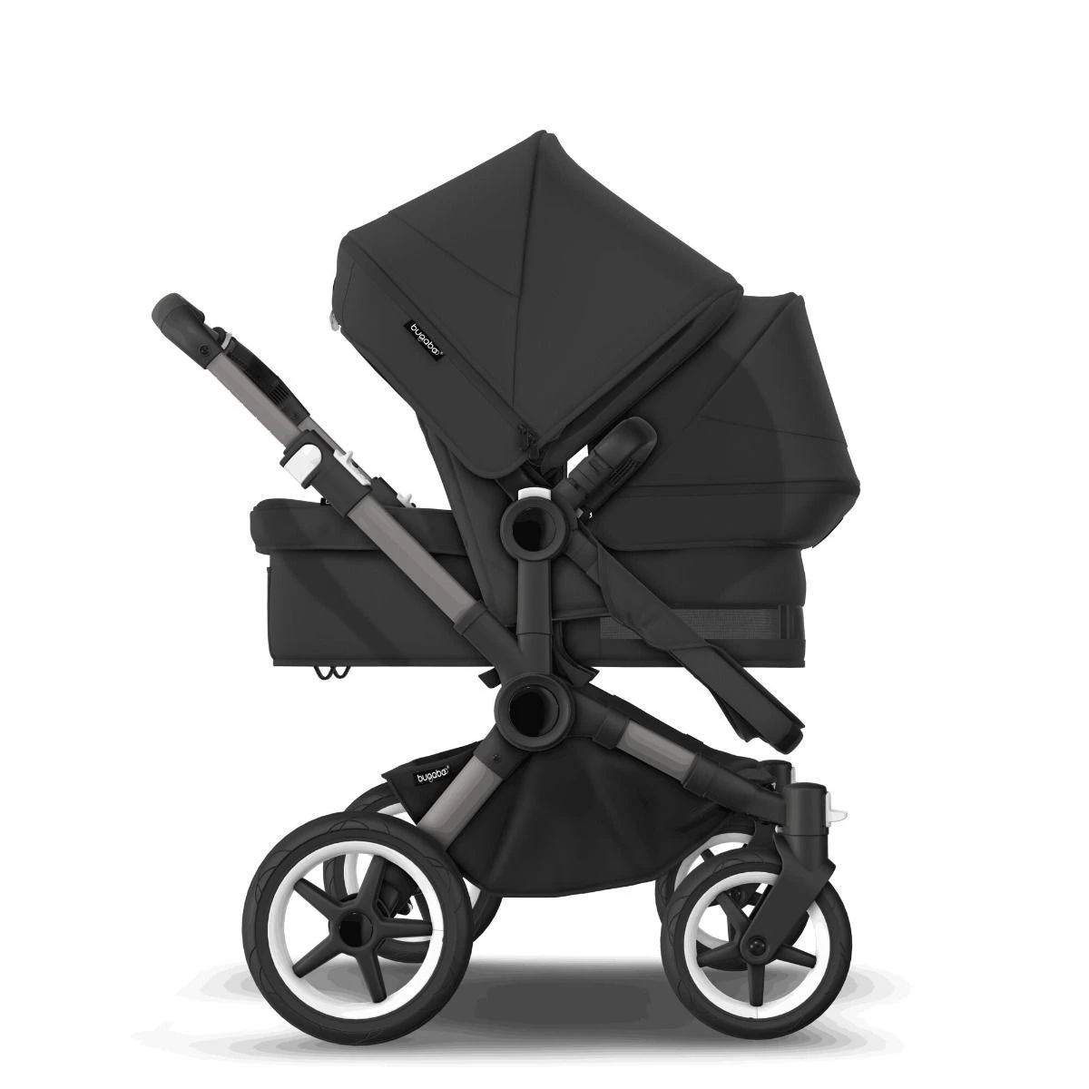 Bugaboo Donkey 5 Duo Essential Bundel - Graphite - Midnight Black 7 Bugaboo Donkey 5 Duo Essential Bundel - Graphite - Midnight Black - Afbeelding 5