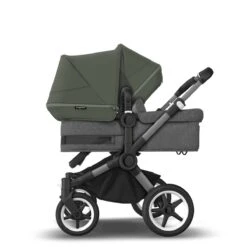 Bugaboo Donkey 5 Duo Graphite - Grey Melange - Forest Green 17 Bugaboo Donkey 5 Duo Graphite - Grey Melange - Forest Green -Baby Product Winkel bugaboo donkey 5 duo graphite grey melange forest green 5