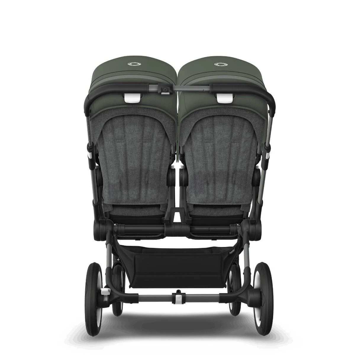 Bugaboo Donkey 5 Duo Graphite - Grey Melange - Forest Green 12 Bugaboo Donkey 5 Duo Graphite - Grey Melange - Forest Green - Afbeelding 10