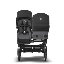 Bugaboo Donkey 5 Duo Graphite - Grey Melange - Midnight Black 18 Bugaboo Donkey 5 Duo Graphite - Grey Melange - Midnight Black -Baby Product Winkel bugaboo donkey 5 duo graphite grey melange midnight black 9