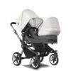 Bugaboo Donkey 5 Duo Graphite - Grey Melange - Misty White 1 Bugaboo Donkey 5 Duo Graphite - Grey Melange - Misty White -Baby Product Winkel bugaboo donkey 5 duo graphite grey melange misty white 1