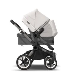 Bugaboo Donkey 5 Duo Graphite - Grey Melange - Misty White -Baby Product Winkel bugaboo donkey 5 duo graphite grey melange misty white 2