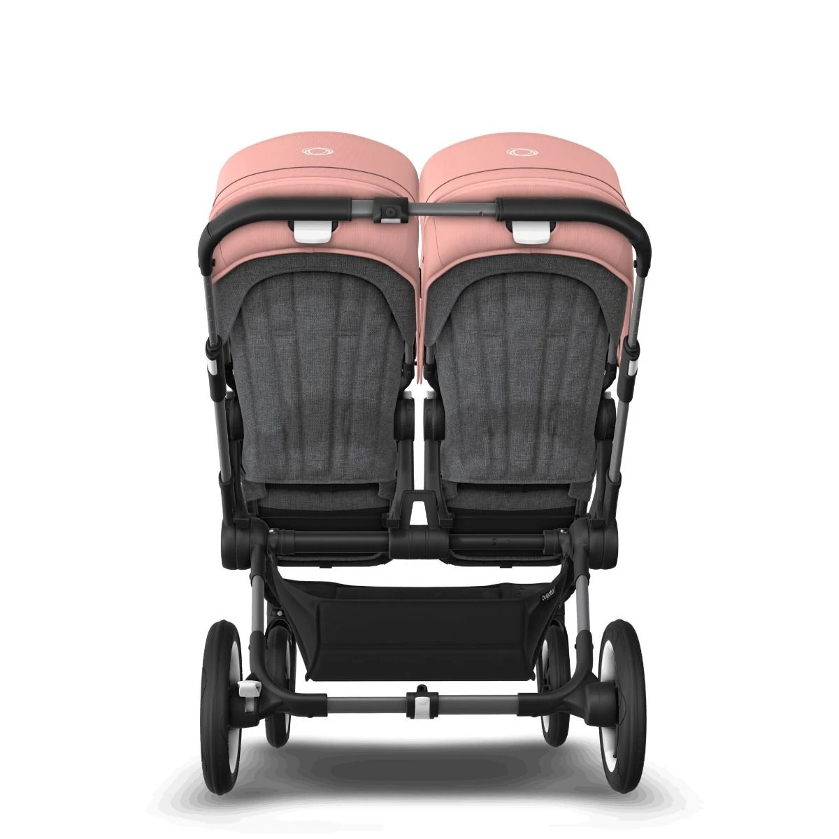 Bugaboo Donkey 5 Duo Graphite - Grey Melange- Morning Pink 12 Bugaboo Donkey 5 Duo Graphite - Grey Melange- Morning Pink - Afbeelding 10