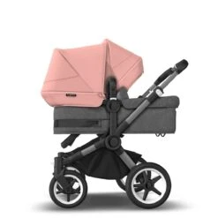 Bugaboo Donkey 5 Duo Graphite - Grey Melange- Morning Pink 16 Bugaboo Donkey 5 Duo Graphite - Grey Melange- Morning Pink -Baby Product Winkel bugaboo donkey 5 duo graphite grey melange morning pink 3