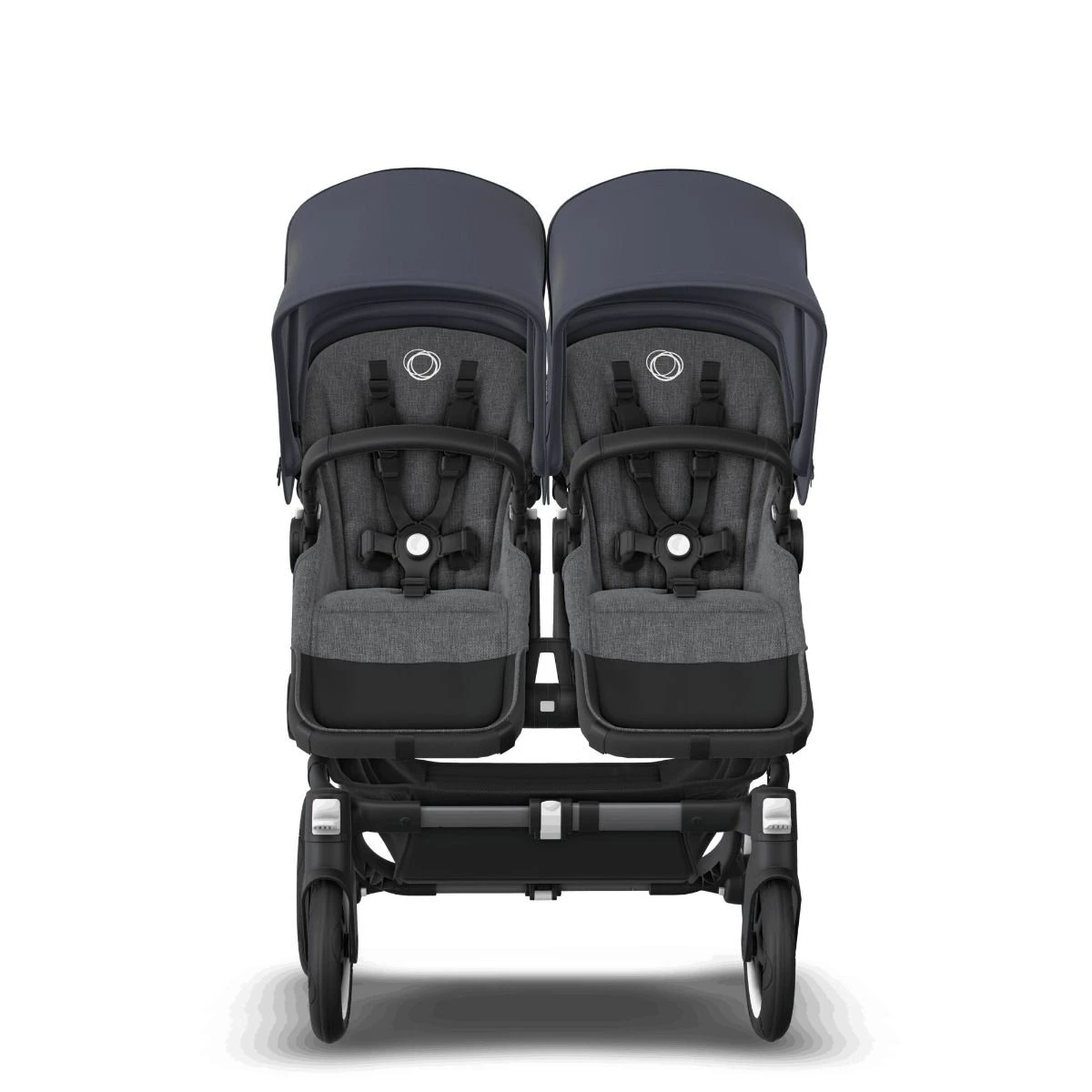 Bugaboo Donkey 5 Duo Graphite - Grey Melange - Stormy Blue 11 Bugaboo Donkey 5 Duo Graphite - Grey Melange - Stormy Blue - Afbeelding 9