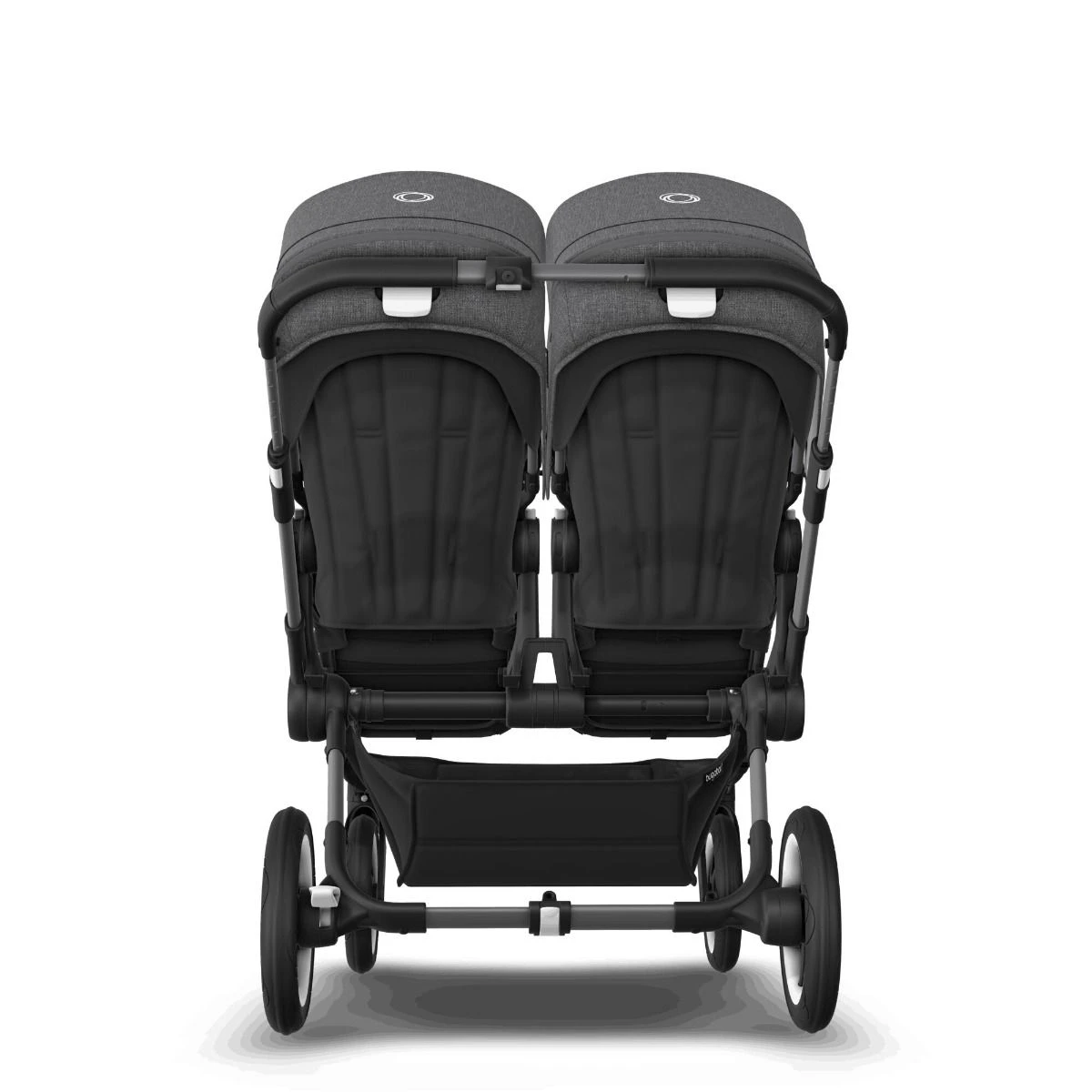 Bugaboo Donkey 5 Duo Graphite - Midnight Black - Grey Melange 11 Bugaboo Donkey 5 Duo Graphite - Midnight Black - Grey Melange - Afbeelding 9