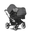 Bugaboo Donkey 5 Duo Graphite - Midnight Black - Grey Melange -Baby Product Winkel bugaboo donkey 5 duo graphite midnight black grey melange 2