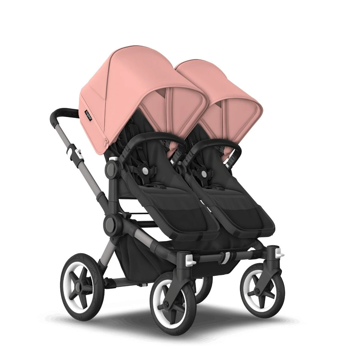 Bugaboo Donkey 5 Duo Graphite - Midnight Black - Morning Pink 11 Bugaboo Donkey 5 Duo Graphite - Midnight Black - Morning Pink - Afbeelding 9