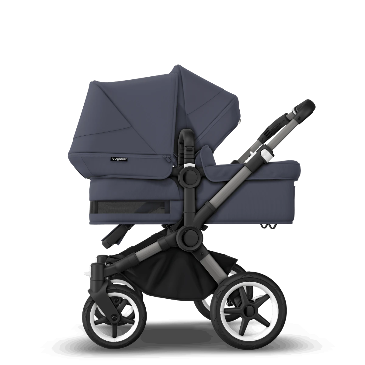 Bugaboo Donkey 5 Duo Essential Bundel - Graphite - Stormy Blue 6 Bugaboo Donkey 5 Duo Essential Bundel - Graphite - Stormy Blue - Afbeelding 4