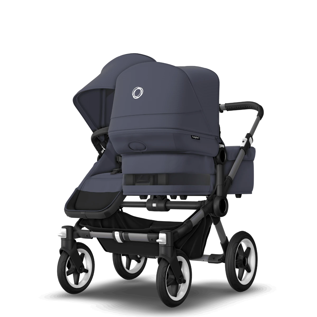 Bugaboo Donkey 5 Duo Essential Bundel - Graphite - Stormy Blue 4 Bugaboo Donkey 5 Duo Essential Bundel - Graphite - Stormy Blue - Afbeelding 2