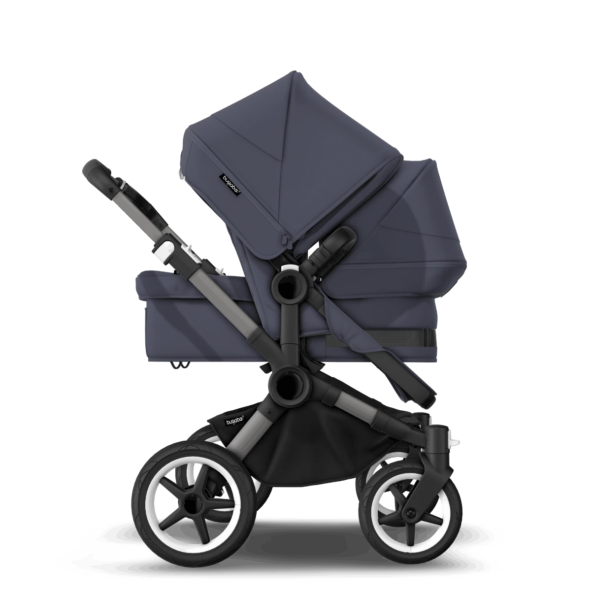 Bugaboo Donkey 5 Duo Essential Bundel - Graphite - Stormy Blue 7 Bugaboo Donkey 5 Duo Essential Bundel - Graphite - Stormy Blue - Afbeelding 5