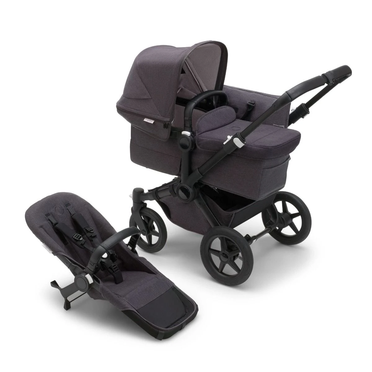 Bugaboo Donkey 5 Mineral Black - Washed Black 3 Bugaboo Donkey 5 Mineral Black - Washed Black