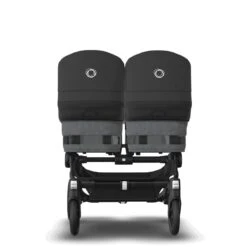 Bugaboo Donkey 5 Twin Black - Grey Melange - Midnight Black -Baby Product Winkel bugaboo donkey 5 twin black grey melange black