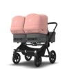 Bugaboo Donkey 5 Twin Black - Grey Melange -Morning Pink -Baby Product Winkel bugaboo donkey 5 twin black grey melange morning pink