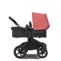 Bugaboo Donkey 5 Twin Black - Midnight Black - Sunrise Red -Baby Product Winkel bugaboo donkey 5 twin black midnigh black sunrise red 1