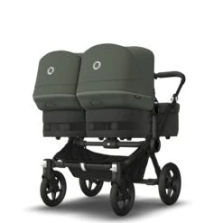 Bugaboo Donkey 5 Twin Black - Midnight Black - Forest Green -Baby Product Winkel bugaboo donkey 5 twin black midnight black forest green