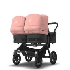Bugaboo Donkey 5 Twin Black - Midnight Black - Morning Pink -Baby Product Winkel bugaboo donkey 5 twin black midnight black morning pink