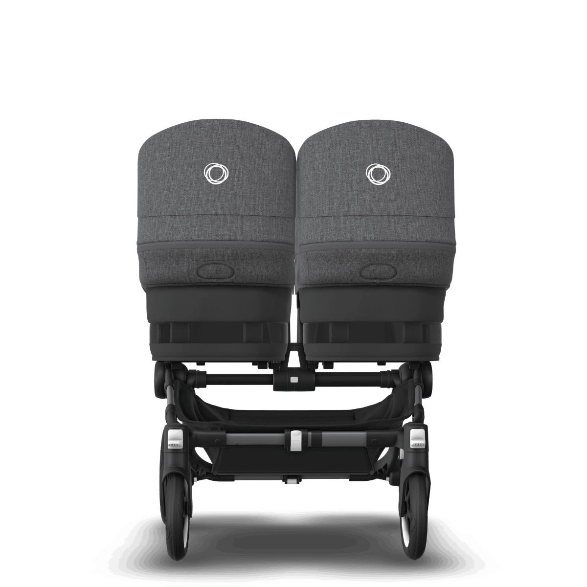 Bugaboo Donkey 5 Twin Graphite - Midnight Black - Grey Melange 4 Bugaboo Donkey 5 Twin Graphite - Midnight Black - Grey Melange - Afbeelding 2