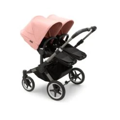 Bugaboo Donkey 5 Twin Graphite - Midnight Black - Morning Pink -Baby Product Winkel bugaboo donkey 5 twin graphite black morning pink 15