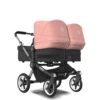 Bugaboo Donkey 5 Twin Graphite - Midnight Black - Morning Pink -Baby Product Winkel bugaboo donkey 5 twin graphite black morning pink 2