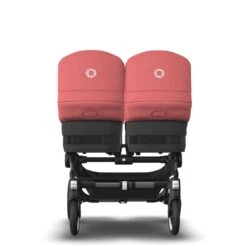 Bugaboo Donkey 5 Twin Graphite - Midnight Black - Sunrise Red -Baby Product Winkel bugaboo donkey 5 twin graphite black sunrise red 2
