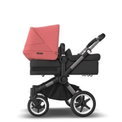 Bugaboo Donkey 5 Twin Graphite - Midnight Black - Sunrise Red -Baby Product Winkel bugaboo donkey 5 twin graphite black sunrise red 5