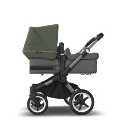 Bugaboo Donkey 5 Twin Graphite - Grey Melange - Forest Green -Baby Product Winkel bugaboo donkey 5 twin graphite grey melange forest green 5