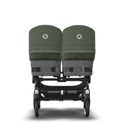 Bugaboo Donkey 5 Twin Graphite - Grey Melange - Forest Green -Baby Product Winkel bugaboo donkey 5 twin graphite grey melange forest green 7