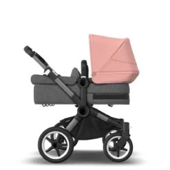 Bugaboo Donkey 5 Twin Graphite - Grey Melange - Morning Pink -Baby Product Winkel bugaboo donkey 5 twin graphite grey melange morning pink 7