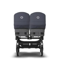 Bugaboo Donkey 5 Twin Graphite - Grey Melange - Stormy Blue 17 Bugaboo Donkey 5 Twin Graphite - Grey Melange - Stormy Blue -Baby Product Winkel bugaboo donkey 5 twin graphite grey melange stormy blue 5 2