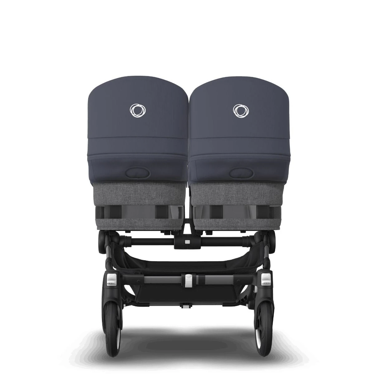 Bugaboo Donkey 5 Twin Graphite - Grey Melange - Stormy Blue 5 Bugaboo Donkey 5 Twin Graphite - Grey Melange - Stormy Blue - Afbeelding 3