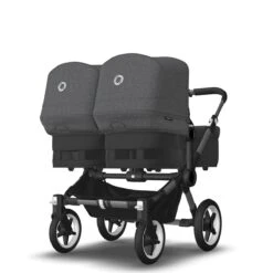 Bugaboo Donkey 5 Twin Graphite - Midnight Black - Grey Melange 19 Bugaboo Donkey 5 Twin Graphite - Midnight Black - Grey Melange -Baby Product Winkel bugaboo donkey 5 twin graphite midnight black grey melange