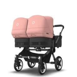 Bugaboo Donkey 5 Twin Graphite - Midnight Black - Morning Pink -Baby Product Winkel bugaboo donkey 5 twin graphite midnight black morning pink