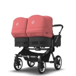 Bugaboo Donkey 5 Twin Graphite - Midnight Black - Sunrise Red -Baby Product Winkel bugaboo donkey 5 twin graphite midnight black sunrise red
