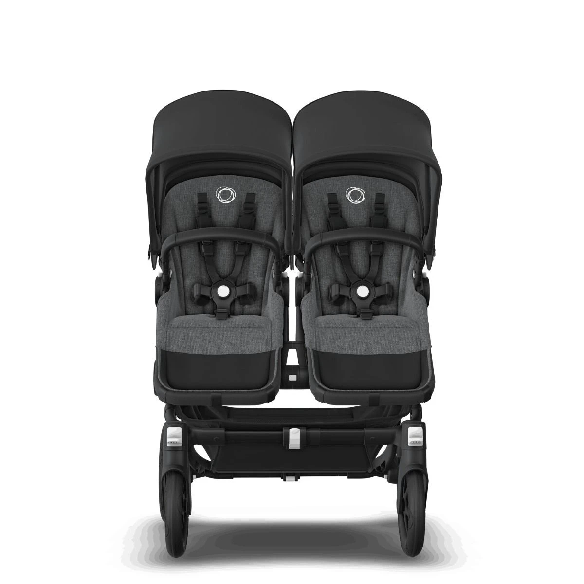 Bugaboo Donkey 5 Duo Black - Grey Melange - Midnight Black 8 Bugaboo Donkey 5 Duo Black - Grey Melange - Midnight Black - Afbeelding 6
