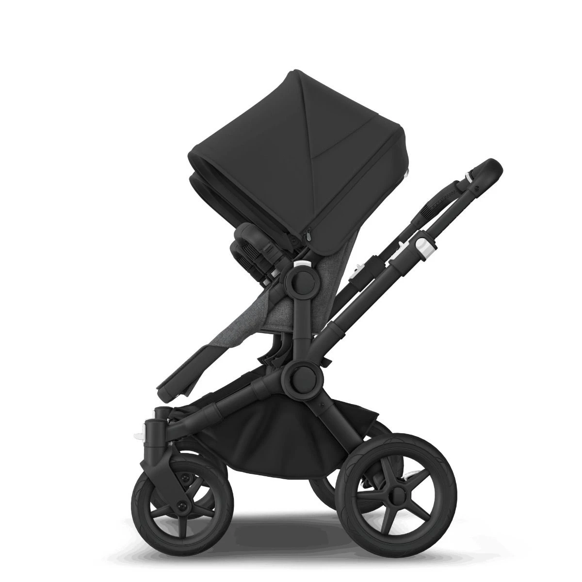 Bugaboo Donkey 5 Duo Black - Grey Melange - Midnight Black 11 Bugaboo Donkey 5 Duo Black - Grey Melange - Midnight Black - Afbeelding 9