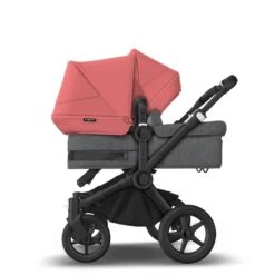 Bugaboo Donkey 5 Duo Black - Grey Melange - Sunrise Red 13 Bugaboo Donkey 5 Duo Black - Grey Melange - Sunrise Red -Baby Product Winkel bugaboo donkey duo black grey melange sunrise red 5