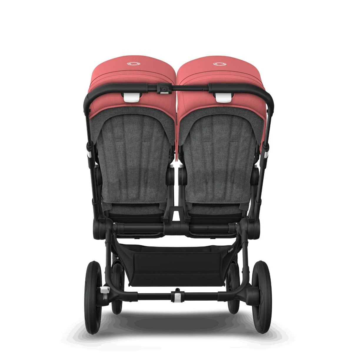 Bugaboo Donkey 5 Duo Black - Grey Melange - Sunrise Red 8 Bugaboo Donkey 5 Duo Black - Grey Melange - Sunrise Red - Afbeelding 6