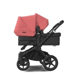 Bugaboo Donkey 5 Duo Black - Midnight Black - Sunrise Red 12 Bugaboo Donkey 5 Duo Black - Midnight Black - Sunrise Red -Baby Product Winkel bugaboo donkey duo black midnight black sunrise red 4