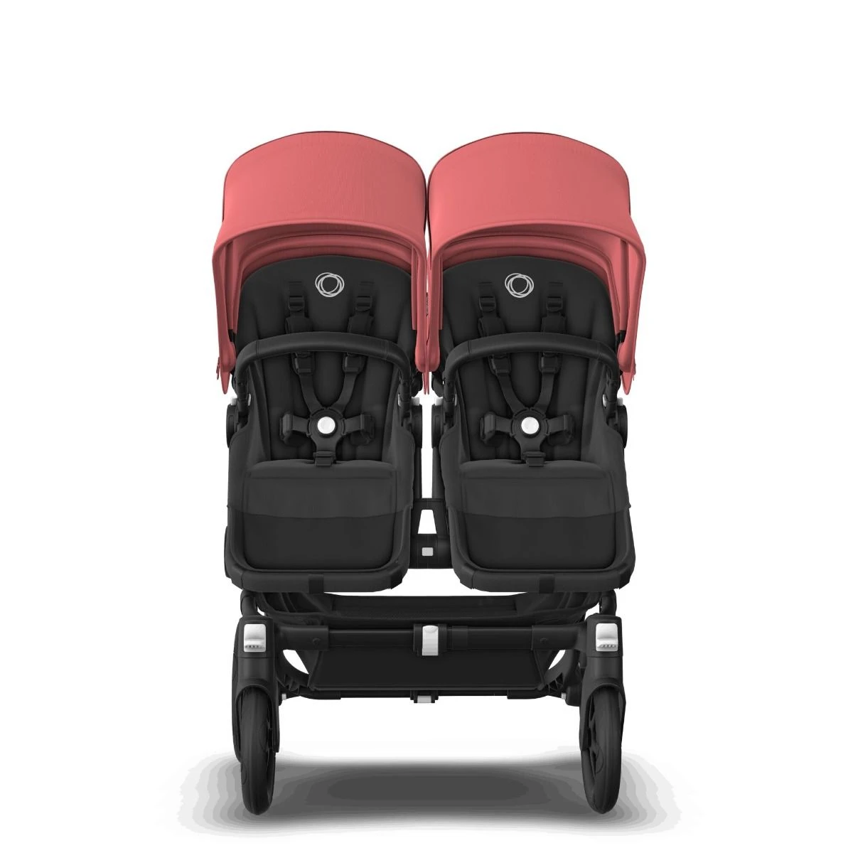 Bugaboo Donkey 5 Duo Black - Midnight Black - Sunrise Red 7 Bugaboo Donkey 5 Duo Black - Midnight Black - Sunrise Red - Afbeelding 5