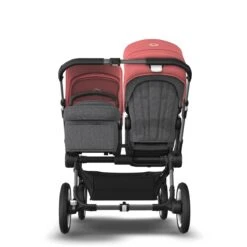 Bugaboo Donkey 5 Duo Graphite - Grey Melange - Sunrise Red 14 Bugaboo Donkey 5 Duo Graphite - Grey Melange - Sunrise Red -Baby Product Winkel bugaboo donkey duo graphite grey melange sunrise red 5